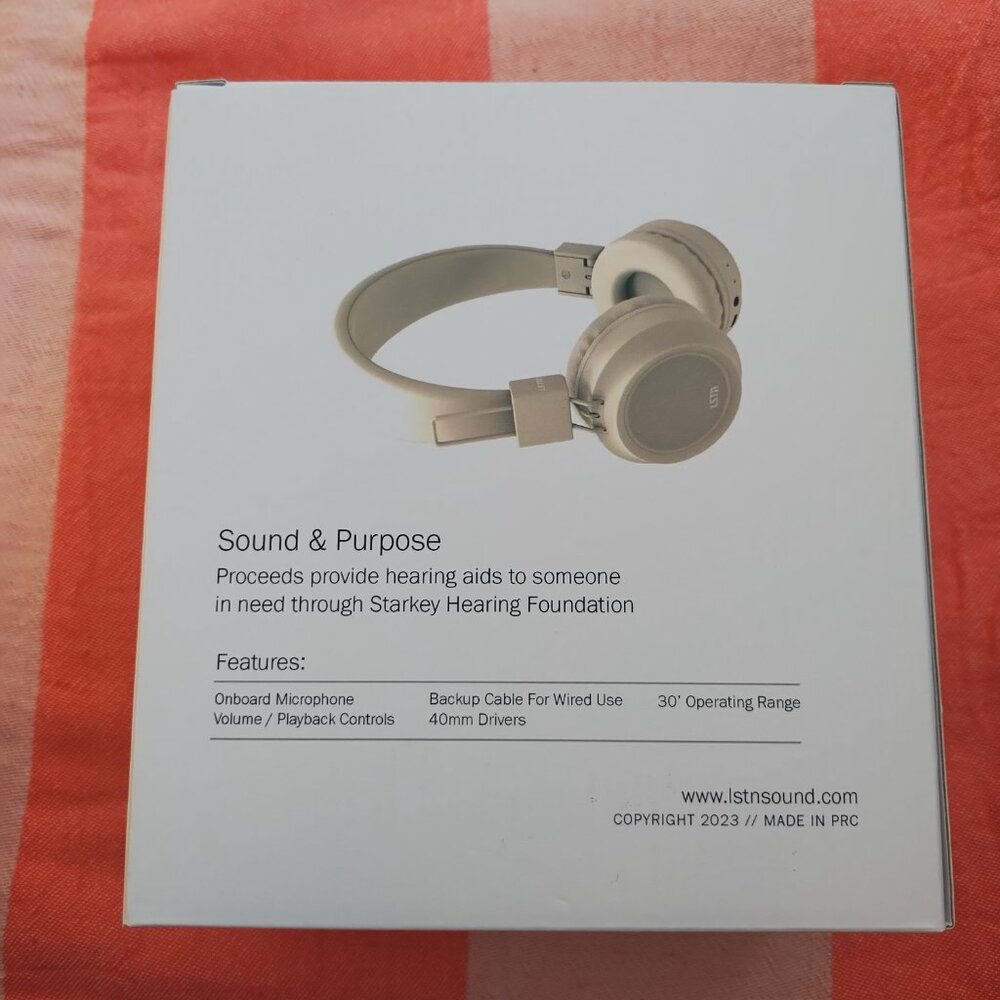 NWT LSTN Sound Co: Bardot Wireless Head Phones from Summer 2024 Jilly Box - Picture 11 of 13